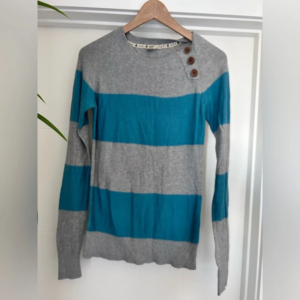 Roxy Striped Block Sweater - Picture 1 of 3